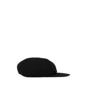 HOMME PLISSE Pleated Baseball Cap Men BLACK Hats & Caps